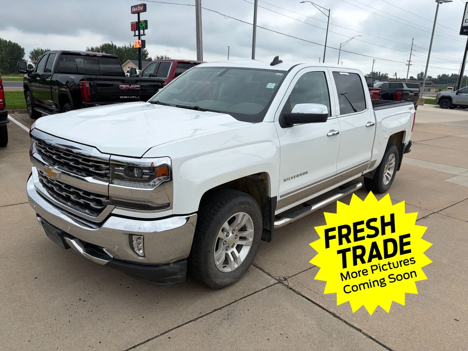 White 2016 Chevrolet Silverado 1500 LTZ for sale in Charles City, IA