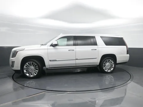 White 2018 Cadillac Escalade ESV Platinum for sale in Charles City, IA