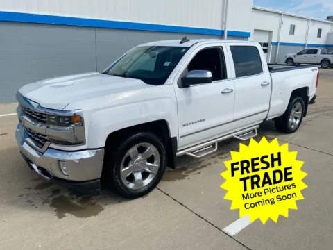 White 2018 Chevrolet Silverado 1500 LTZ for sale in Charles City, IA