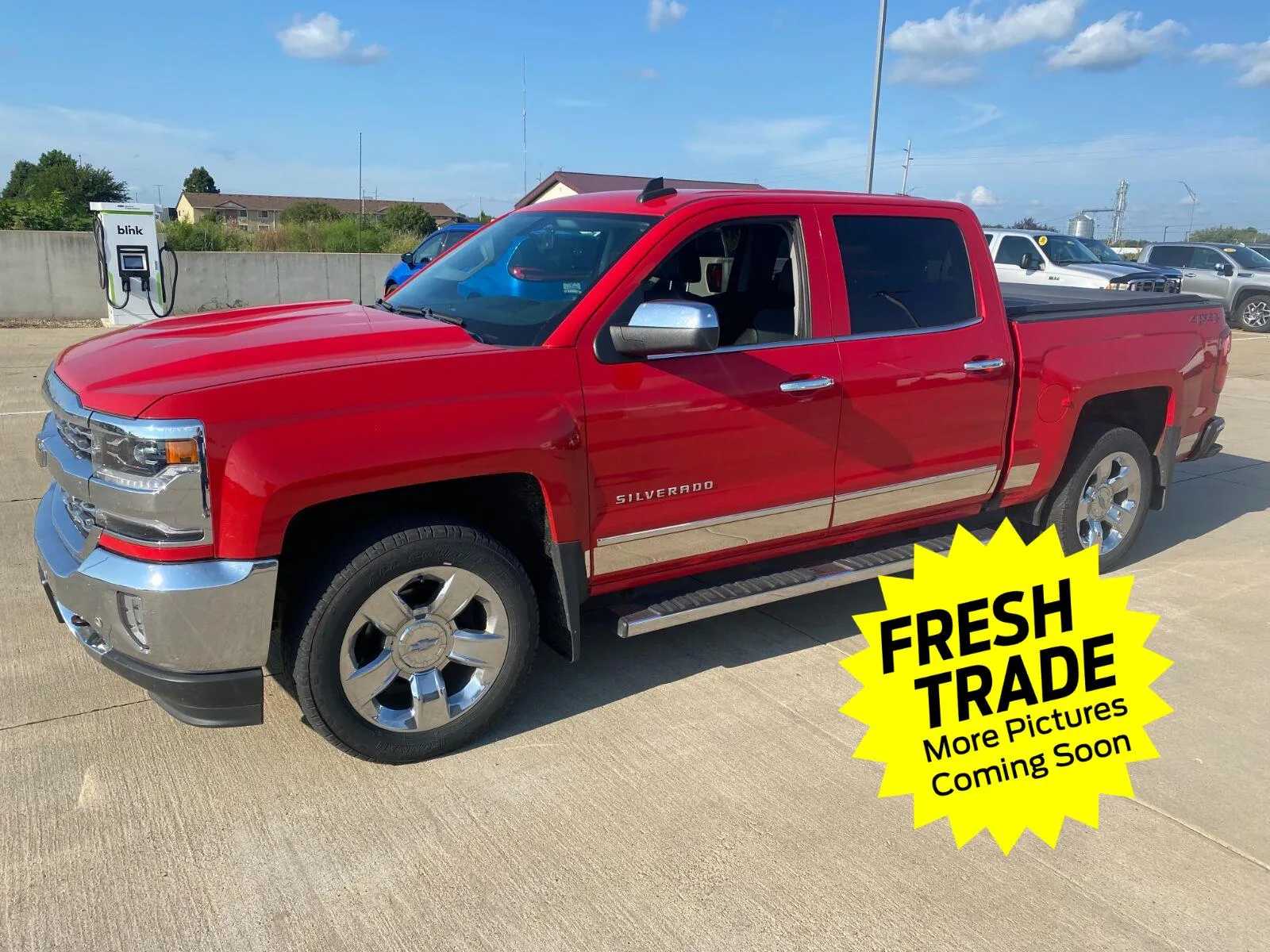 Red 2018 Chevrolet Silverado 1500 LTZ for sale in Charles City, IA