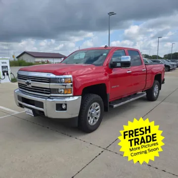 Red 2015 Chevrolet Silverado 2500 HD LT for sale in Charles City, IA