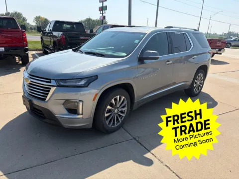 Gray 2023 Chevrolet Traverse Premier for sale in Charles City, IA