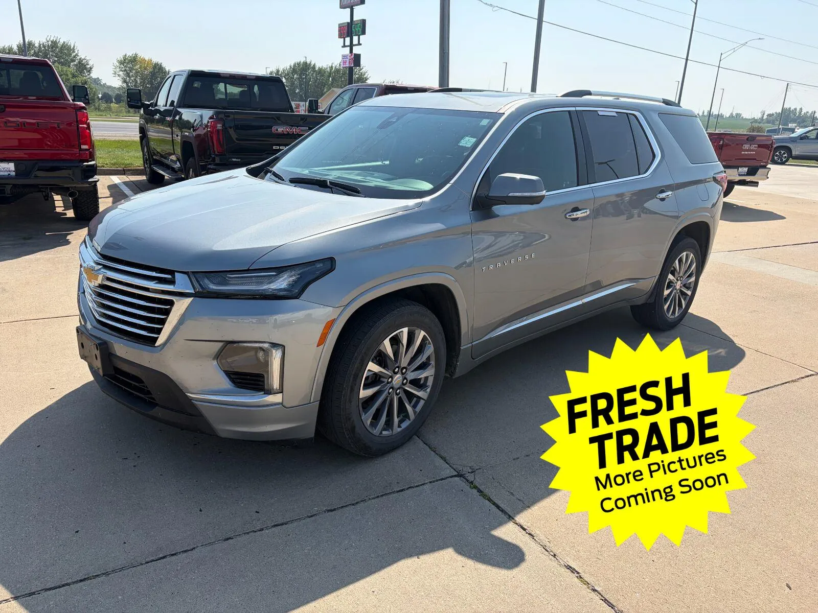 Gray 2023 Chevrolet Traverse Premier for sale in Charles City, IA
