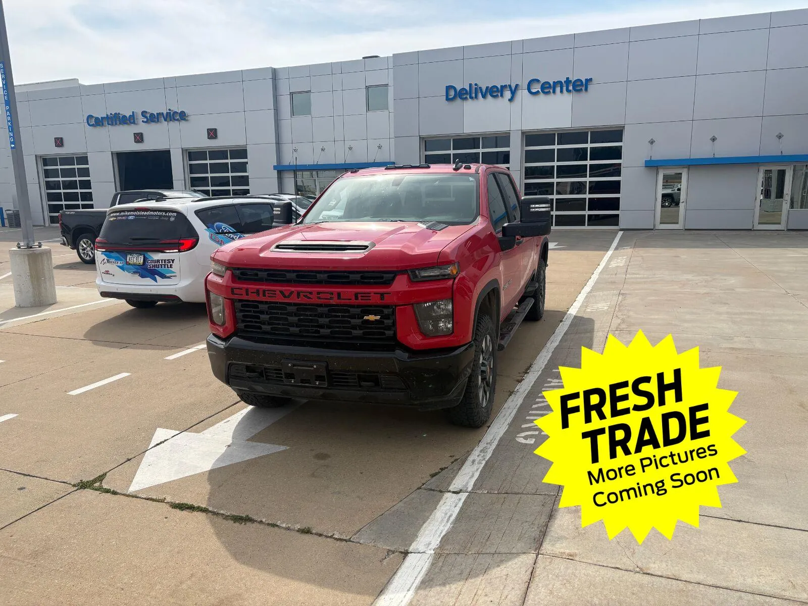 Red 2021 Chevrolet Silverado 2500 HD Custom for sale in Charles City, IA