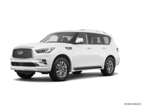 White 2020 INFINITI QX80 LIMITED for sale in Charles City, IA