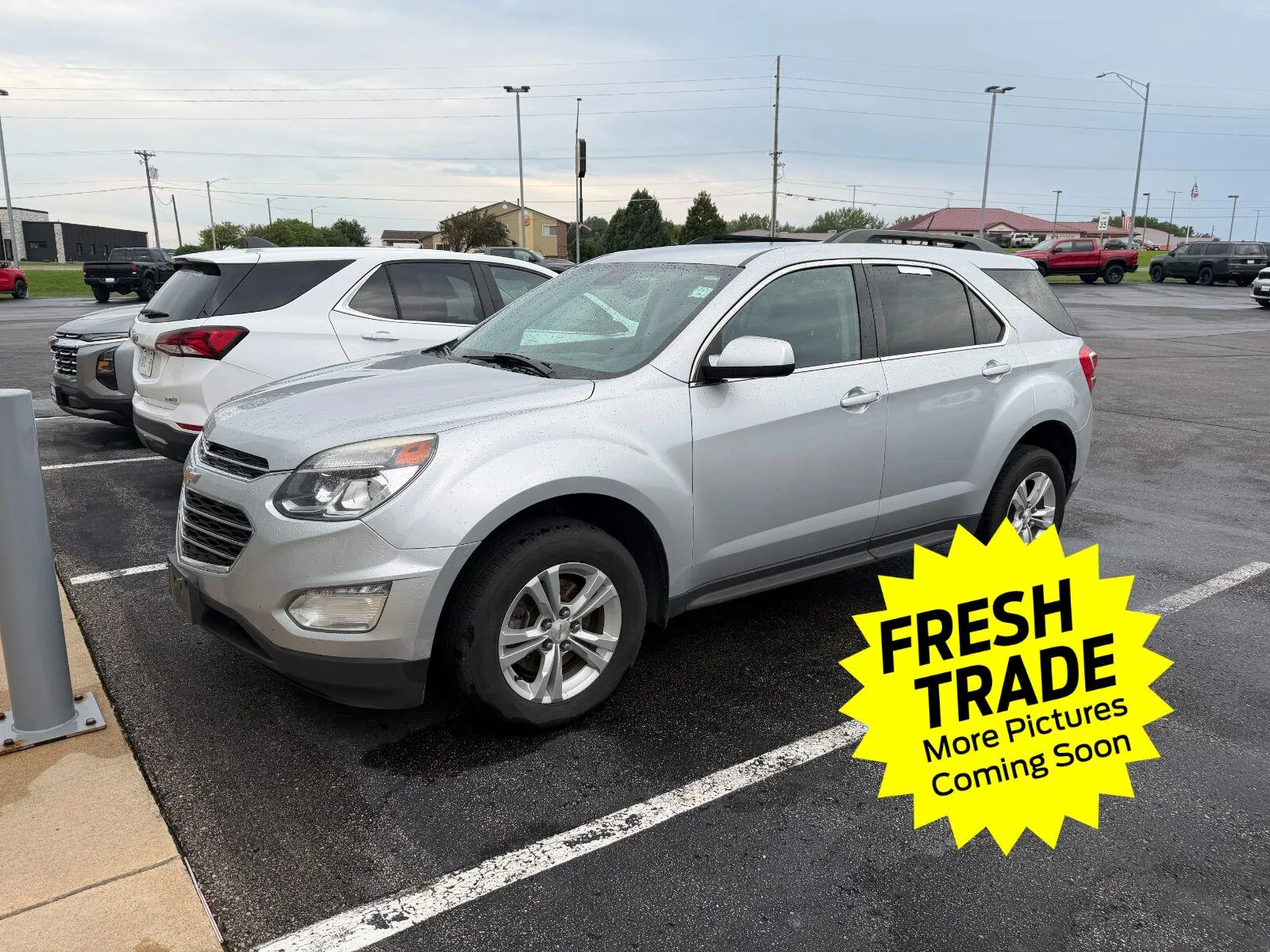 Silver 2016 Chevrolet Equinox LT for sale in Charles City, IA