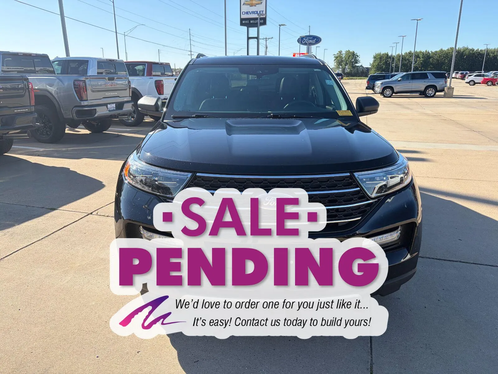 Black 2023 Ford Explorer XLT for sale in Charles City, IA