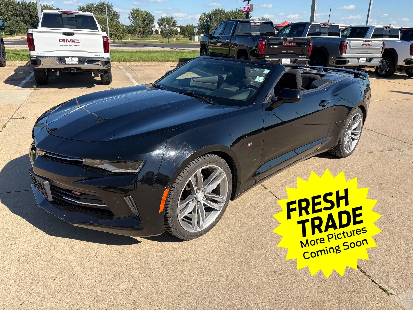 Black 2017 Chevrolet Camaro 1LT for sale in Charles City, IA