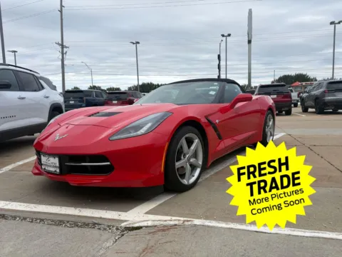 Red 2014 Chevrolet Corvette Stingray 1LT for sale in Charles City, IA