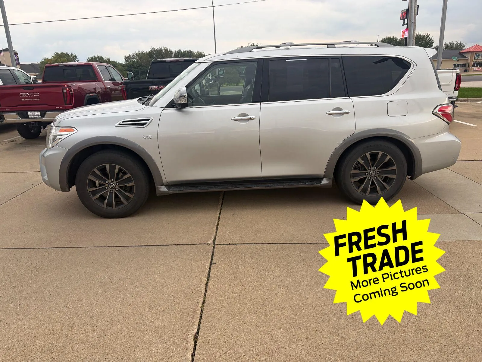 Silver 2018 Nissan Armada Platinum for sale in Charles City, IA