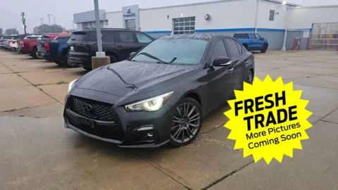 Black 2022 INFINITI Q50 RED SPORT 400 for sale in Charles City, IA