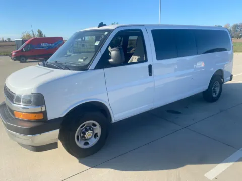 White 2025 Chevrolet Express Passenger LT for sale in Charles City, IA