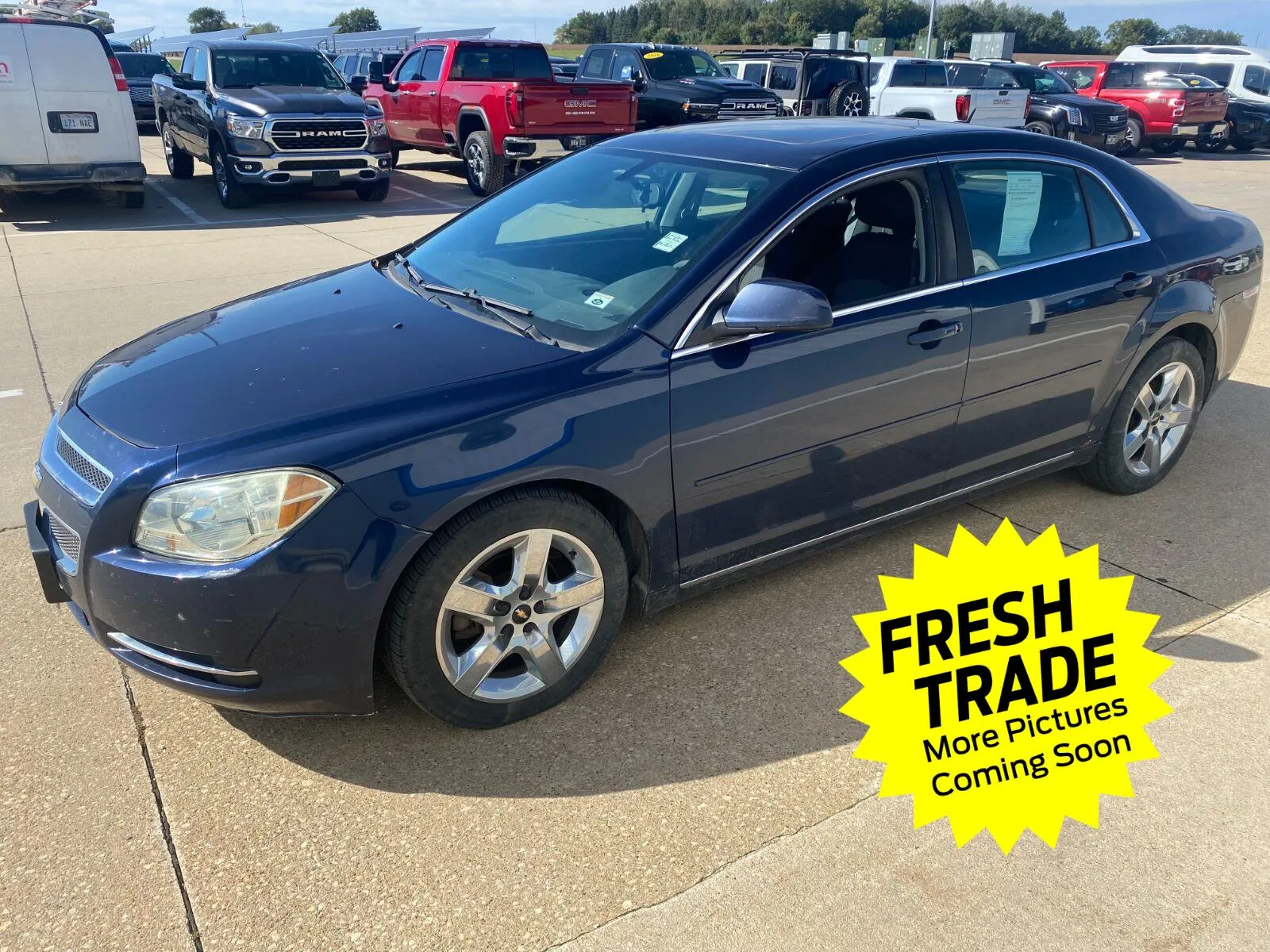 Blue 2010 Chevrolet Malibu LT w/1LT for sale in Charles City, IA
