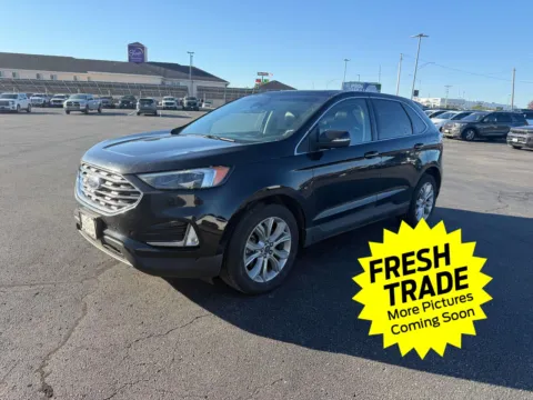 Black 2020 Ford Edge Titanium for sale in Charles City, IA