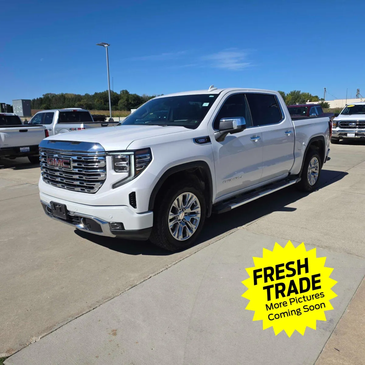 White 2024 GMC Sierra 1500 Denali for sale in Charles City, IA