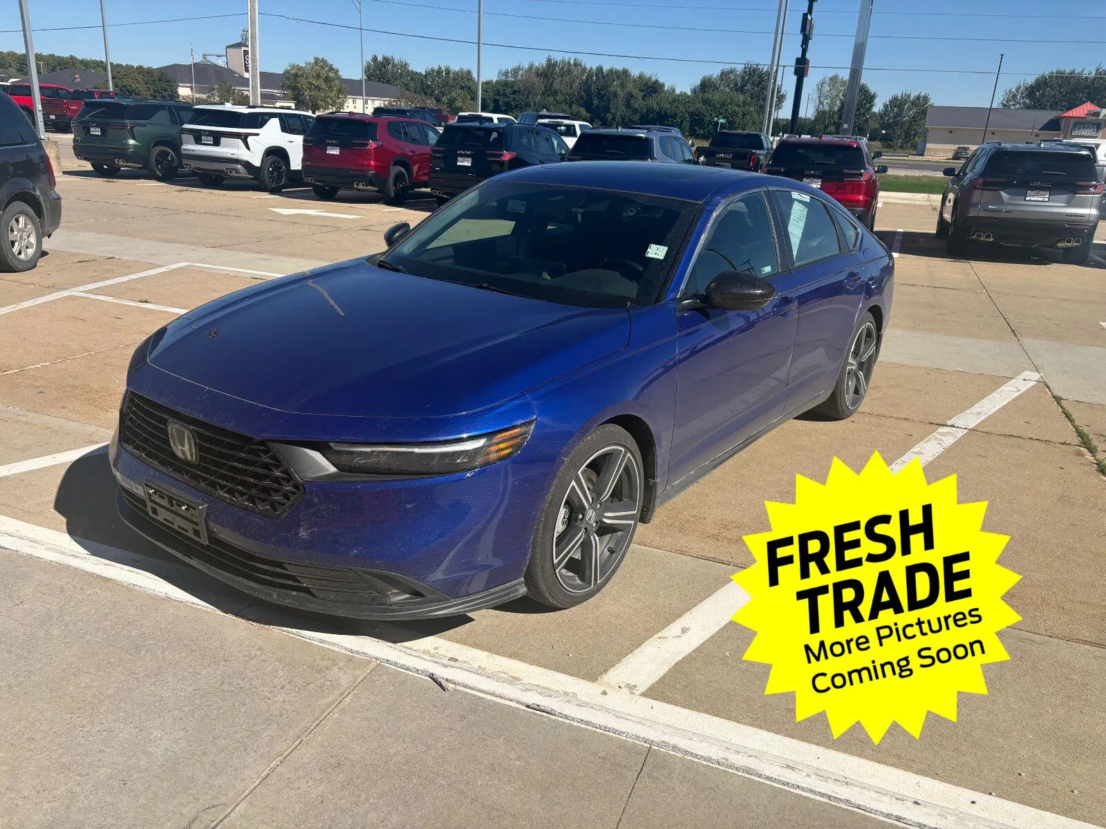 Blue 2025 Honda Accord Hybrid Sport for sale in Charles City, IA