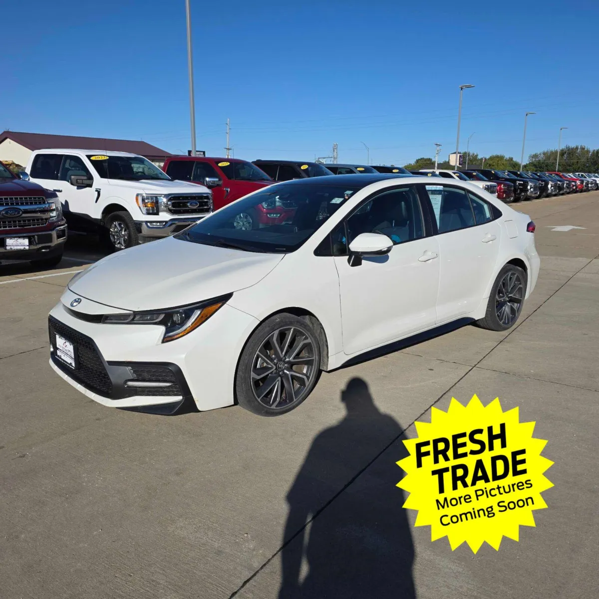 White 2021 Toyota Corolla SE for sale in Charles City, IA