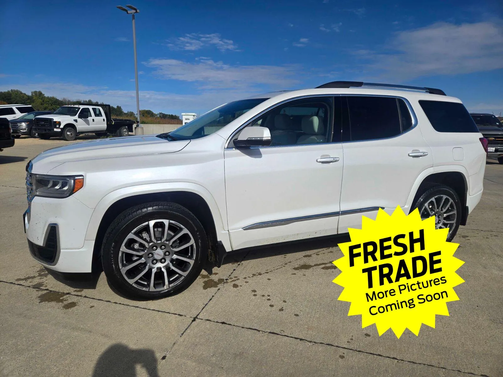 White 2023 GMC Acadia Denali for sale in Charles City, IA