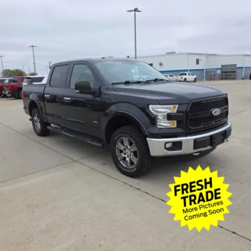 Black 2015 Ford F-150 Lariat for sale in Charles City, IA
