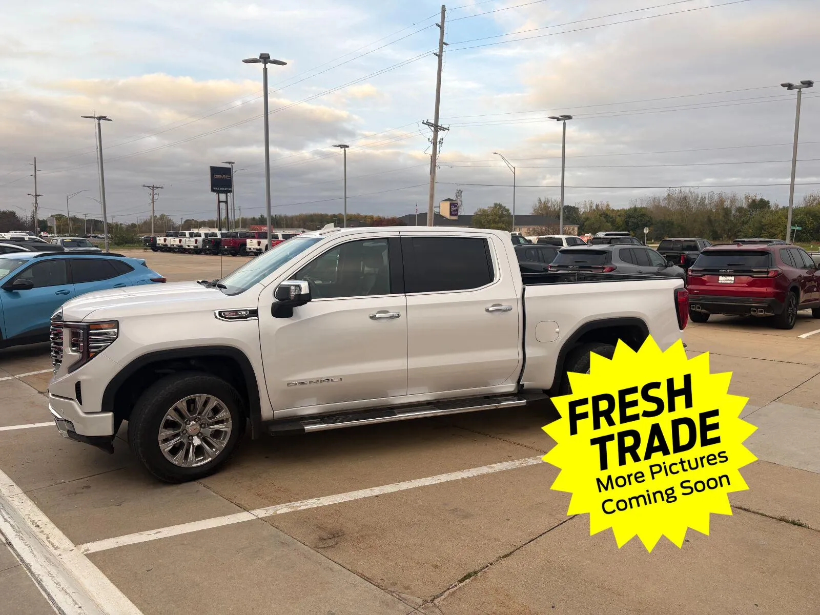 White 2023 GMC Sierra 1500 Denali for sale in Charles City, IA