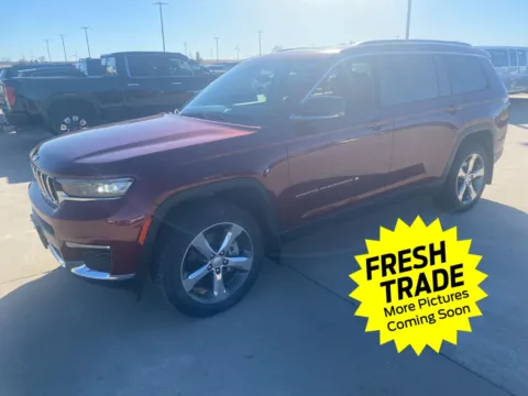 Red 2021 Jeep Grand Cherokee L Limited for sale in Charles City, IA