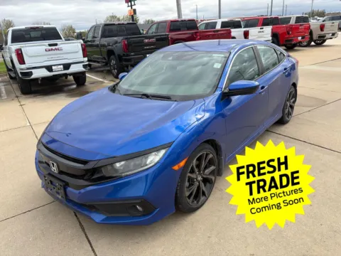 Blue 2019 Honda Civic Sport for sale in Charles City, IA