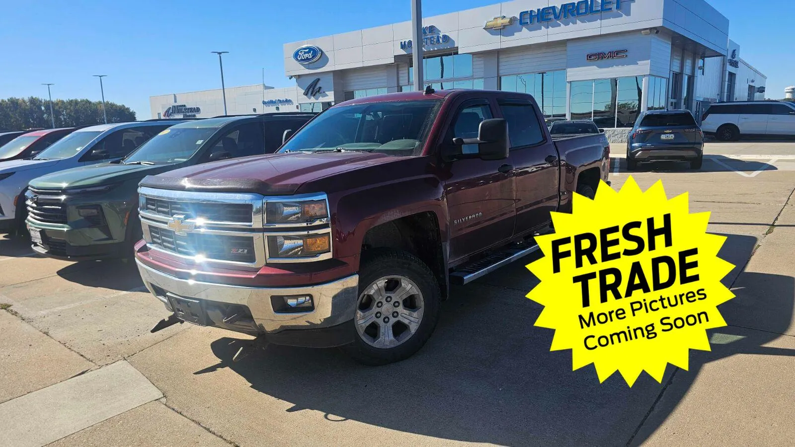 Red 2014 Chevrolet Silverado 1500 LT for sale in Charles City, IA
