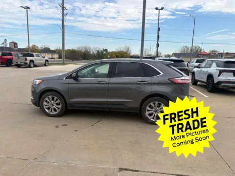 Photos of 2023 Ford Edge Titanium for sale in Charles City, IA at Mike Molstead Chevrolet, GMC