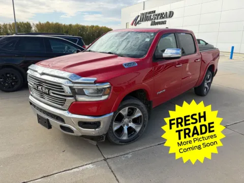 Red 2019 RAM 1500 Laramie for sale in Charles City, IA