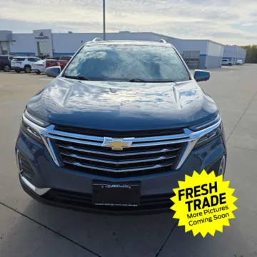 Blue 2024 CHEVROLET EQUINOX Premier for sale in Charles City, IA