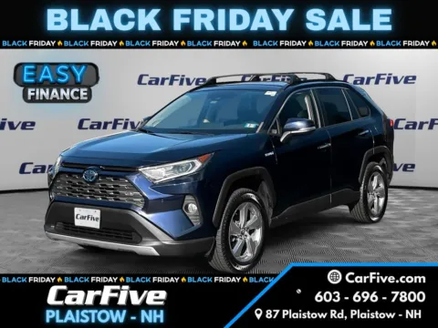 Blue 2020 Toyota RAV4 Hybrid Limited for sale in Plaistow, NH