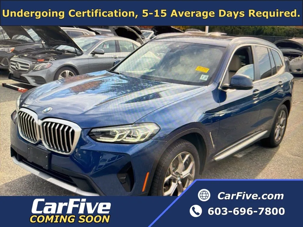 Blue 2022 BMW X3 xDrive30i for sale in Plaistow, NH