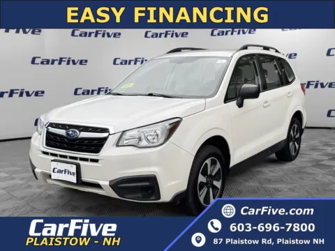 White 2018 Subaru Forester 2.5i for sale in Plaistow, NH