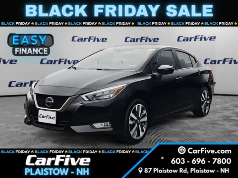 Black 2020 Nissan Versa 1.6 SR for sale in Plaistow, NH