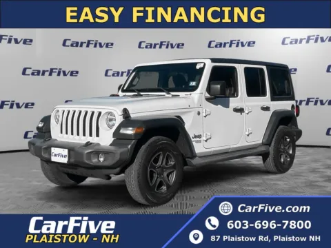 White 2018 Jeep Wrangler Unlimited Sport S for sale in Plaistow, NH