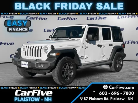 White 2018 Jeep Wrangler Unlimited Sport S for sale in Plaistow, NH