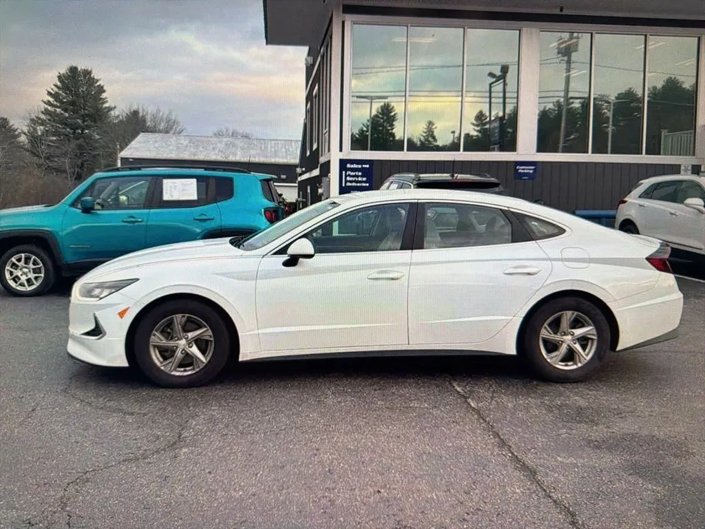 White 2021 Hyundai Sonata SE for sale in Plaistow, NH