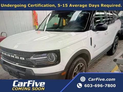 White 2025 Ford Bronco Sport Outer Banks for sale in Plaistow, NH