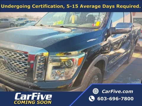 Black 2018 Nissan Titan Platinum Reserve for sale in Plaistow, NH