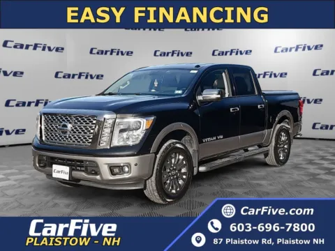 Black 2018 Nissan Titan Platinum Reserve for sale in Plaistow, NH