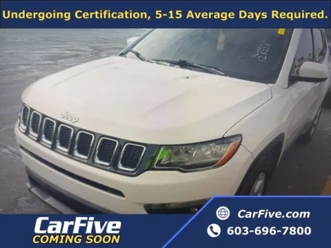 White 2020 Jeep Compass Latitude for sale in Plaistow, NH