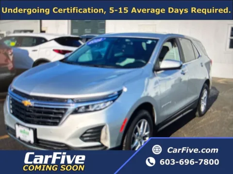 Silver 2022 Chevrolet Equinox LT for sale in Plaistow, NH