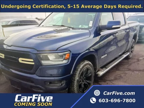 Blue 2019 Ram 1500 Laramie for sale in Plaistow, NH