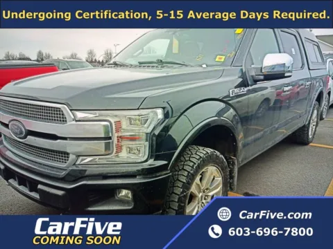 Black 2018 Ford F-150 Platinum for sale in Plaistow, NH