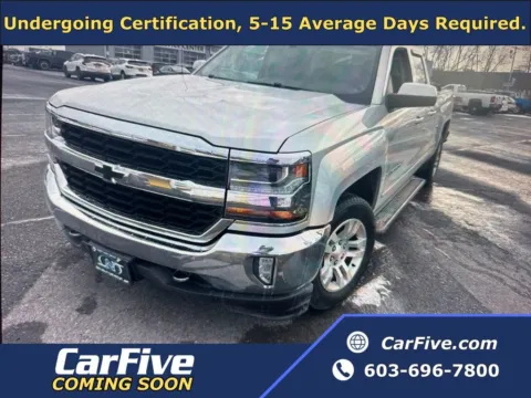 Silver 2018 Chevrolet Silverado 1500 LT for sale in Plaistow, NH