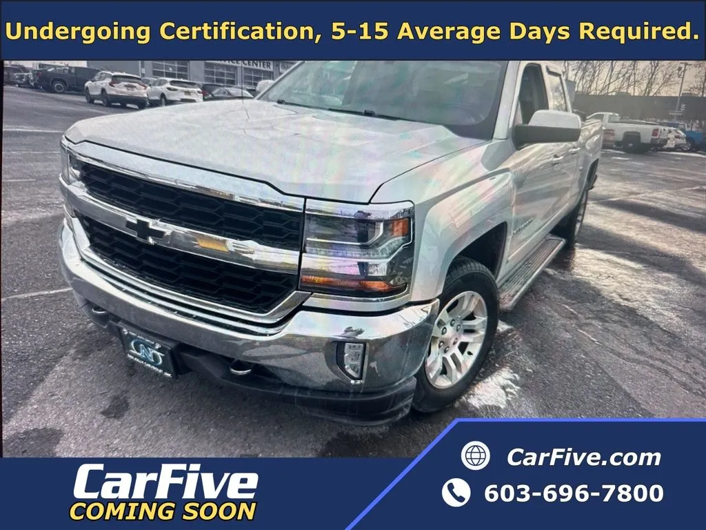 Silver 2018 Chevrolet Silverado 1500 LT for sale in Plaistow, NH