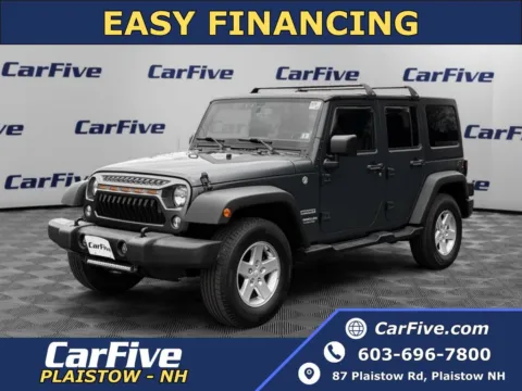 Gray 2017 Jeep Wrangler Unlimited Sport for sale in Plaistow, NH