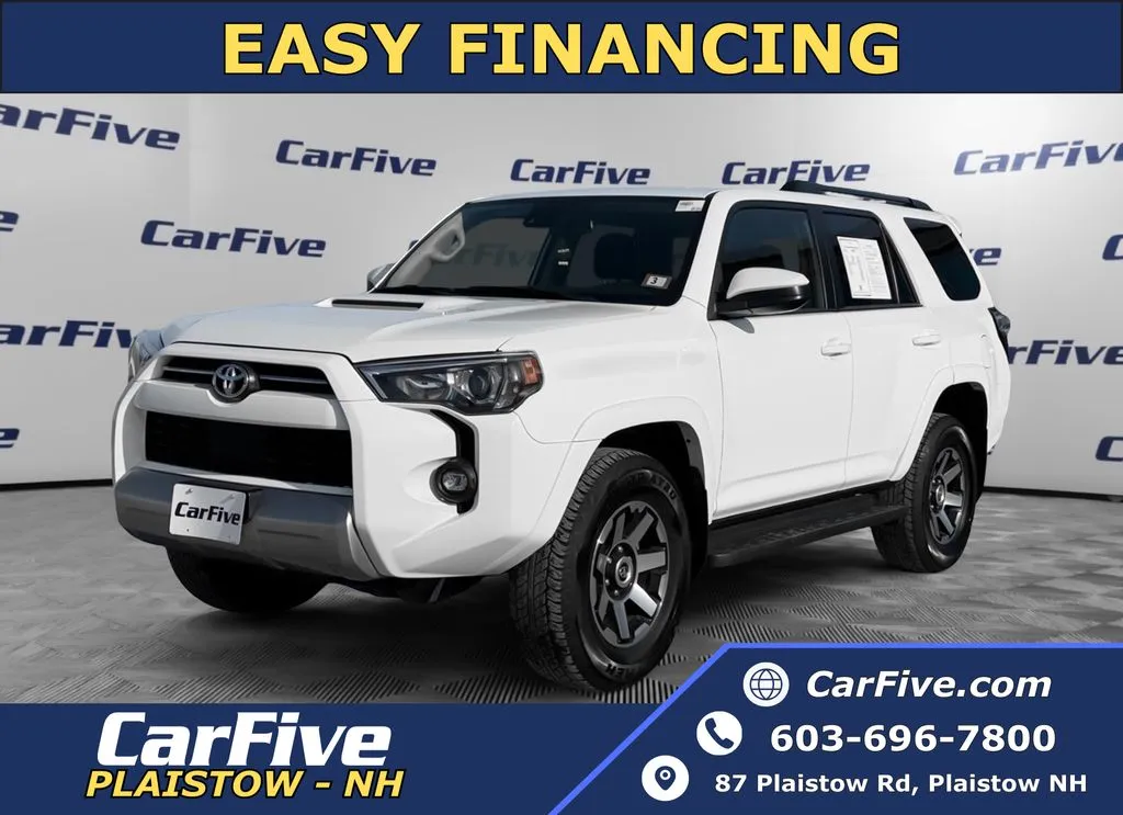 White 2024 Toyota 4Runner TRD Off-Road for sale in Plaistow, NH