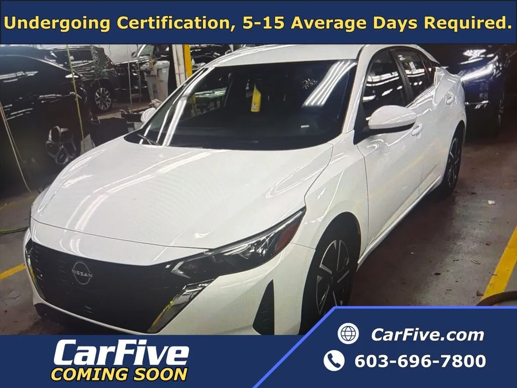 White 2024 Nissan Sentra SV for sale in Plaistow, NH