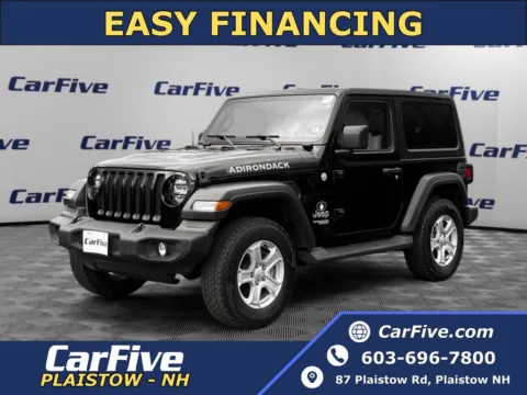Black 2019 Jeep Wrangler Sport S for sale in Plaistow, NH